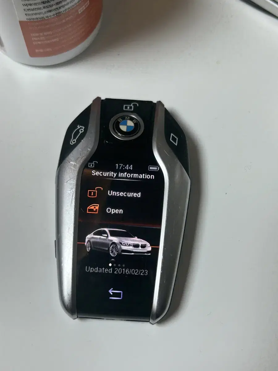 bmw 디스플레이 차키